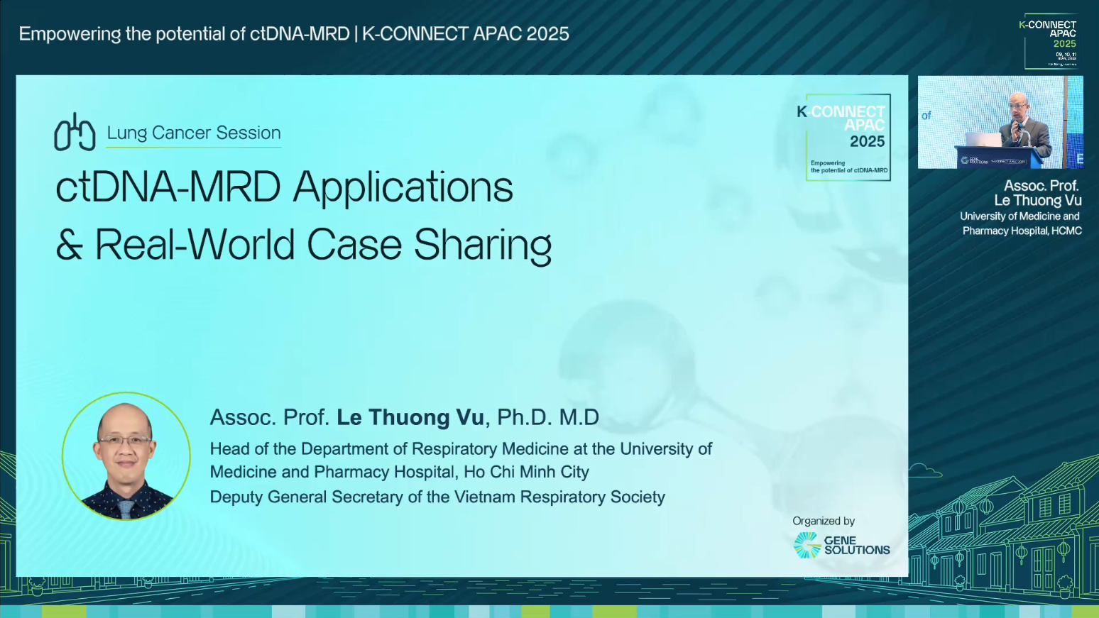 kconnect.genesolutions.com clinical utility of ctdna mrd in nsclc real world insights and case applications 3. lung session dr. vu thumbnail - The K-CONNECT Platform