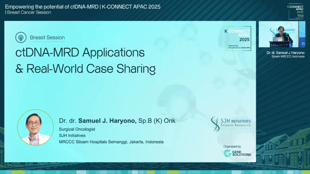 kconnect.genesolutions.com harnessing ctdna mrd to guide complex treatment decisions in advanced her2 breast cancer 7. breast session dr. samuel thumbnail - The K-CONNECT Platform